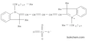 Molecular Structure of 127274-91-3 (1,1'-DIOCTADECYL-3,3,3',3'-TETRAMETHYLINDODICARBOCYANINE PERCHLORATE)